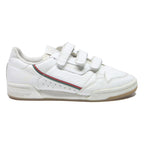 ADIDAS Continental 80 Mens Low Top Trainers Leather UK 8 White Casual Retro