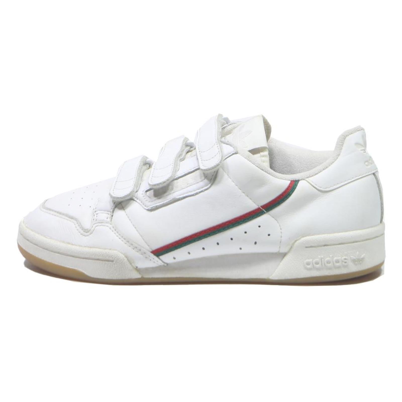ADIDAS Continental 80 Mens Low Top Trainers Leather UK 8 White Casual Retro