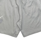 NIKE Mens Casual Grey Shorts S W28 Relaxed Fit Polyester Drawstring Pockets