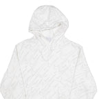NIKE Womens White Hoodie S