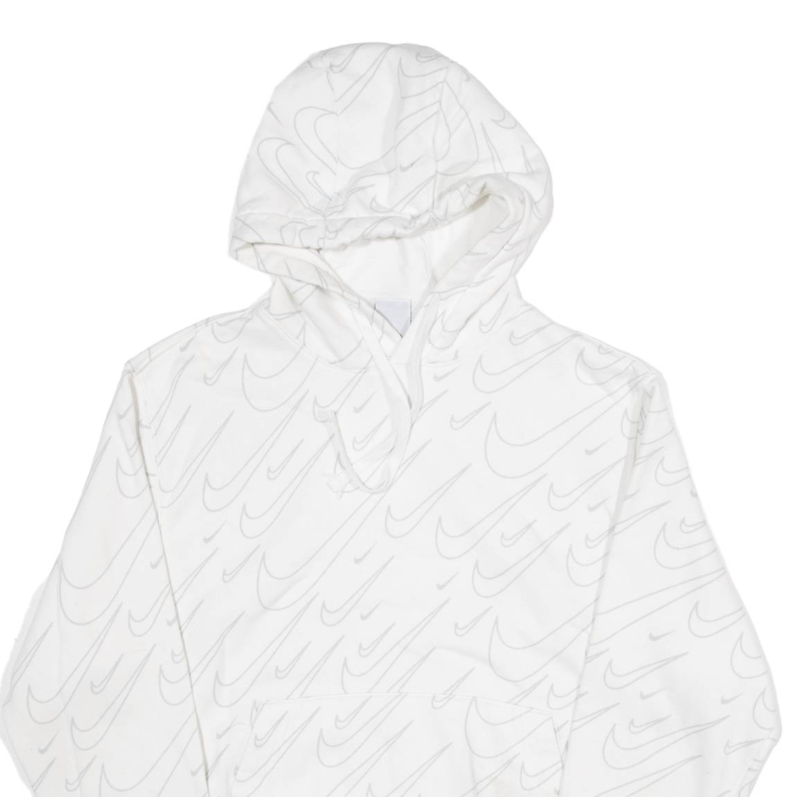 NIKE Womens White Hoodie S