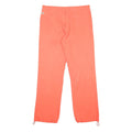 LACOSTE Womens Regular Fit Coral Polyester Trousers W32 L30 Zip Closure