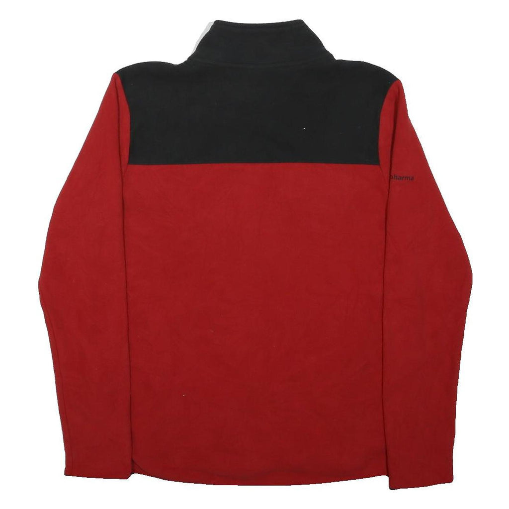 THE NORTH FACE Womens Red & Black Zip Jacket M Polyester Outdoor Casual Warm