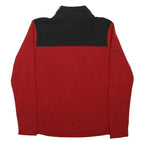 THE NORTH FACE Womens Red & Black Zip Jacket M Polyester Outdoor Casual Warm
