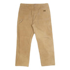 DICKIES Mens Jeans Beige Regular Straight Denim W38 L29 Workwear Zip Closure