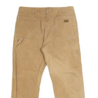 DICKIES Mens Jeans Beige Regular Straight Denim W38 L29 Workwear Zip Closure