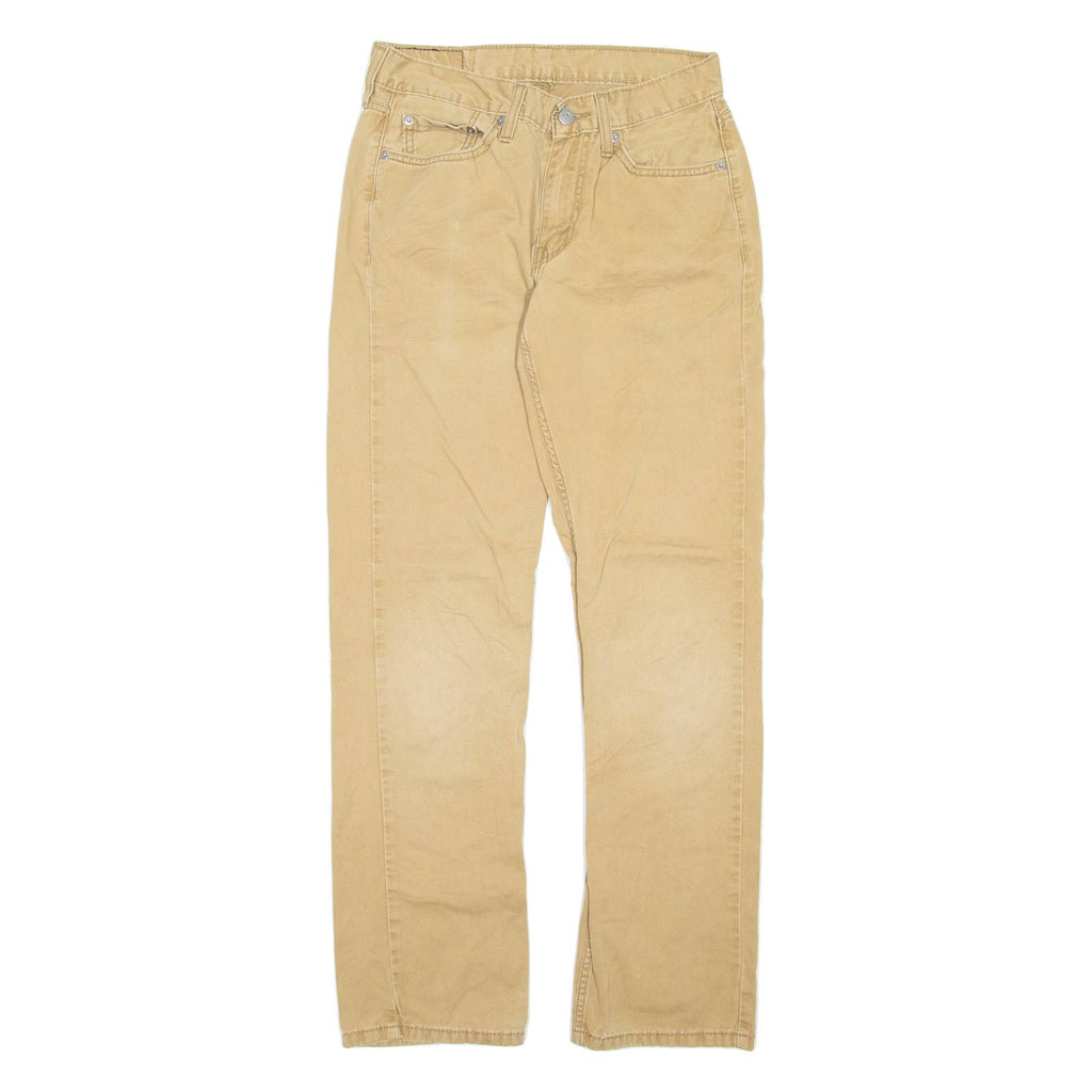 LEVI'S Mens Trousers Brown Regular Straight W29 L32