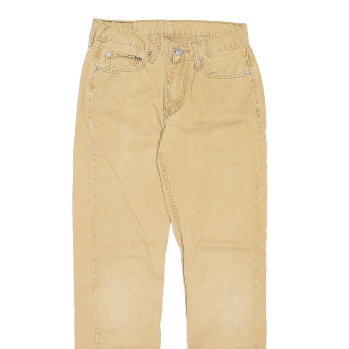 LEVI'S Mens Trousers Brown Regular Straight W29 L32