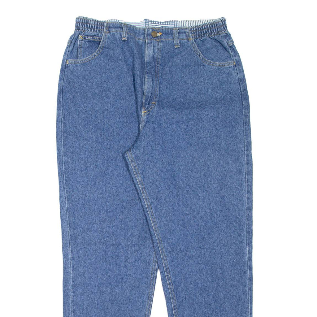 LEE Womens Jeans Blue Regular Mom W32 L32