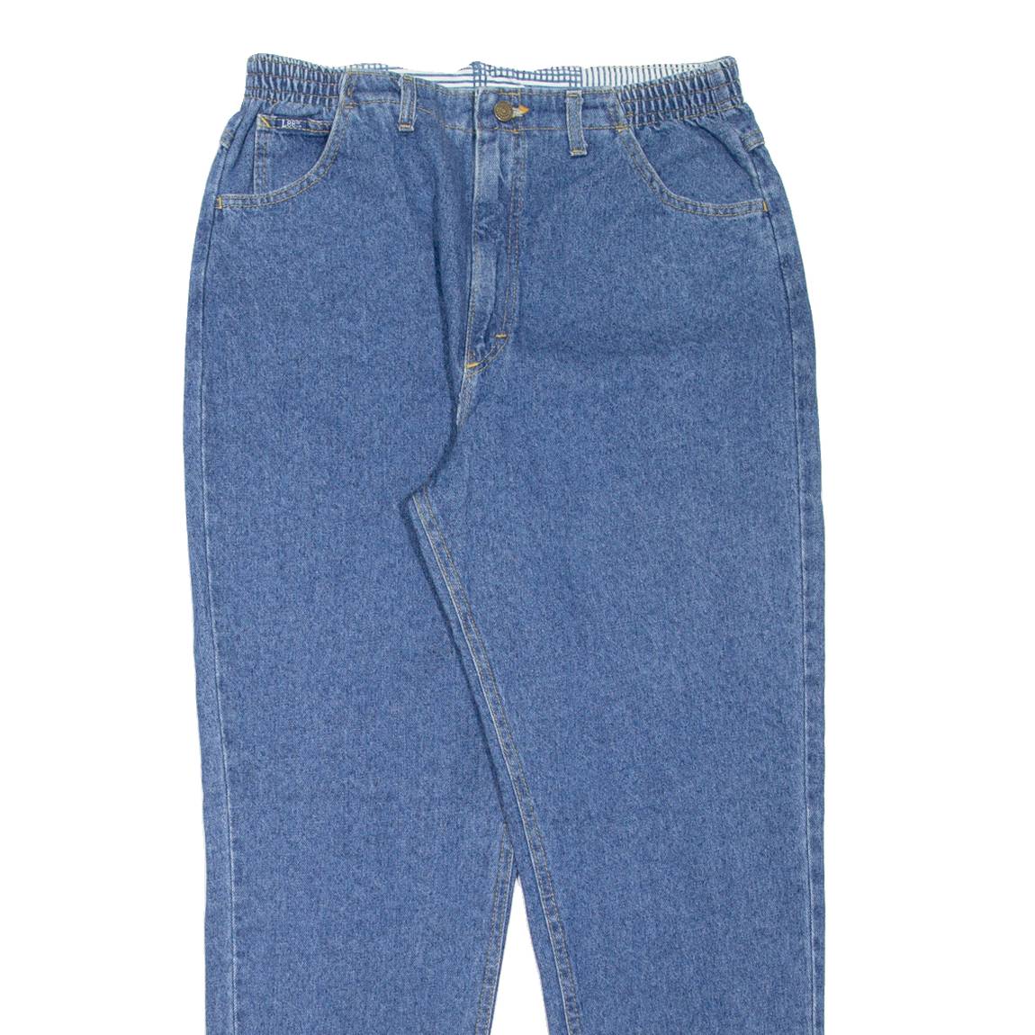 LEE Womens Jeans Blue Regular Mom W32 L32