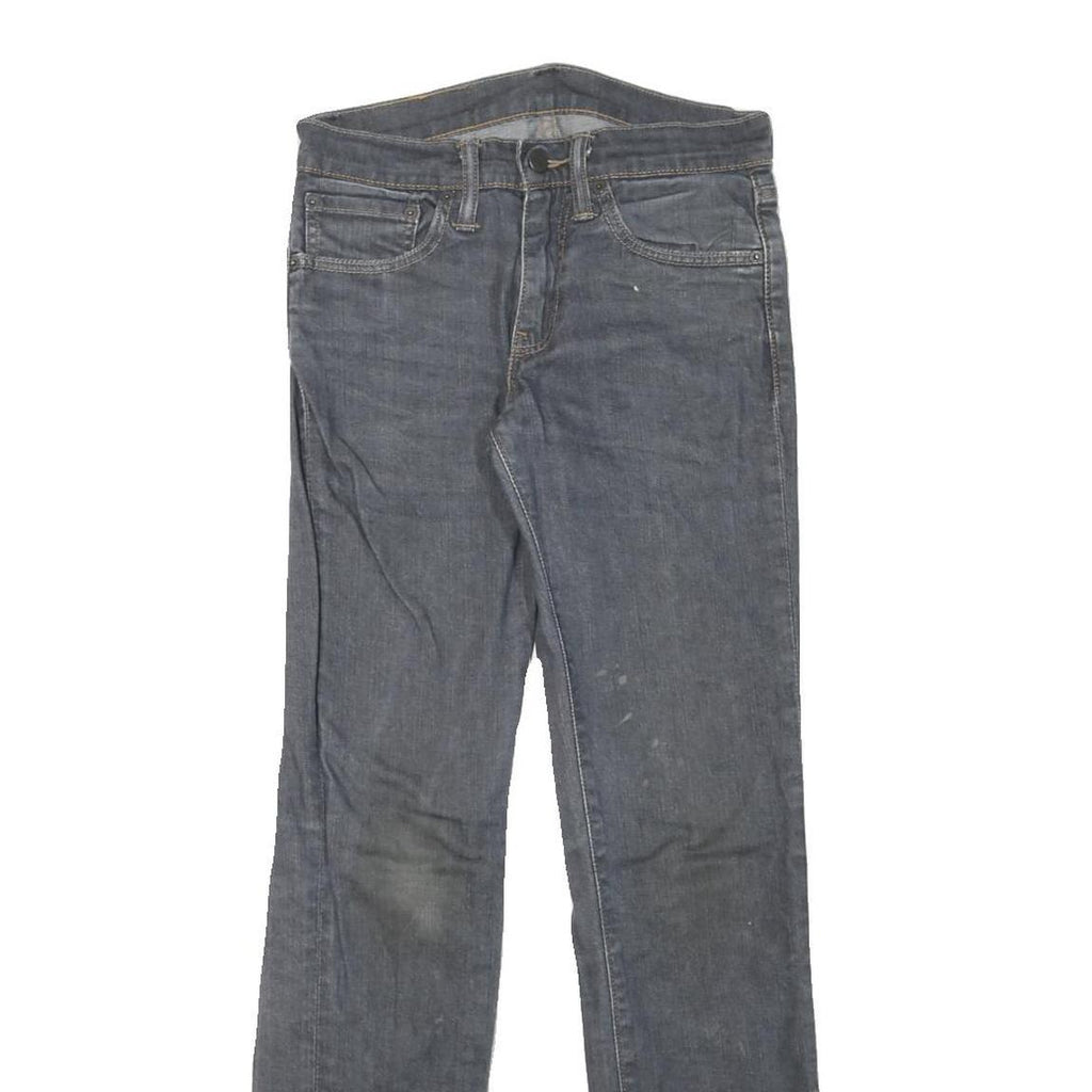 LEVI'S 511 Mens Jeans Blue Slim Skinny Denim Raw W28 L32 Zip Cotton Blend