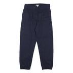 GAP Womens Cotton Navy Regular Fit Straight Trousers W26 L24 Zip Closure