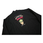 AUBURN Mens Black Little Shop Of Horrors Wool Blend Bomber Jacket XL Button