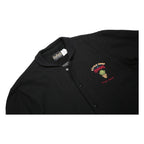 AUBURN Mens Black Little Shop Of Horrors Wool Blend Bomber Jacket XL Button