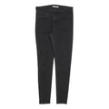 LEVI'S 720 Womens Jeans Black Slim Skinny Denim W29 L30 Stretch Zip Fly
