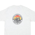 HANES Mens White Yolo County Fair 1994 Graphic T-Shirt L Short Sleeve Crew Neck