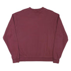 MENACE Mens Maroon XS Crew Neck Sweatshirt Cotton Blend Pullover Casual