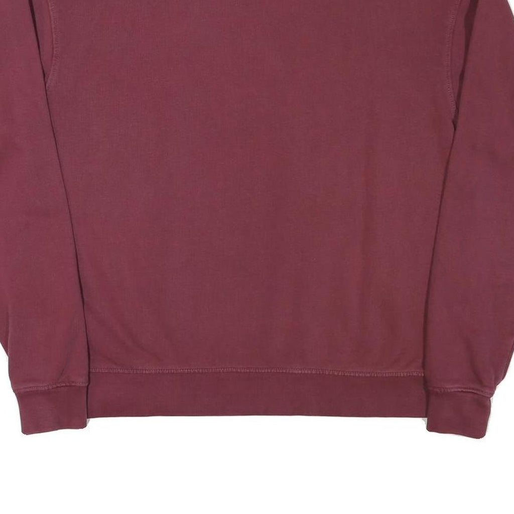 MENACE Mens Maroon XS Crew Neck Sweatshirt Cotton Blend Pullover Casual