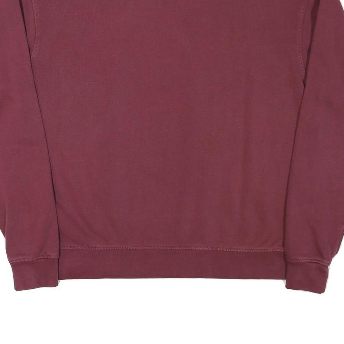 MENACE Mens Maroon XS Crew Neck Sweatshirt Cotton Blend Pullover Casual
