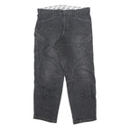 DICKIES Mens Jeans Black Relaxed Straight Denim Good Condition W37 L30 Workwear