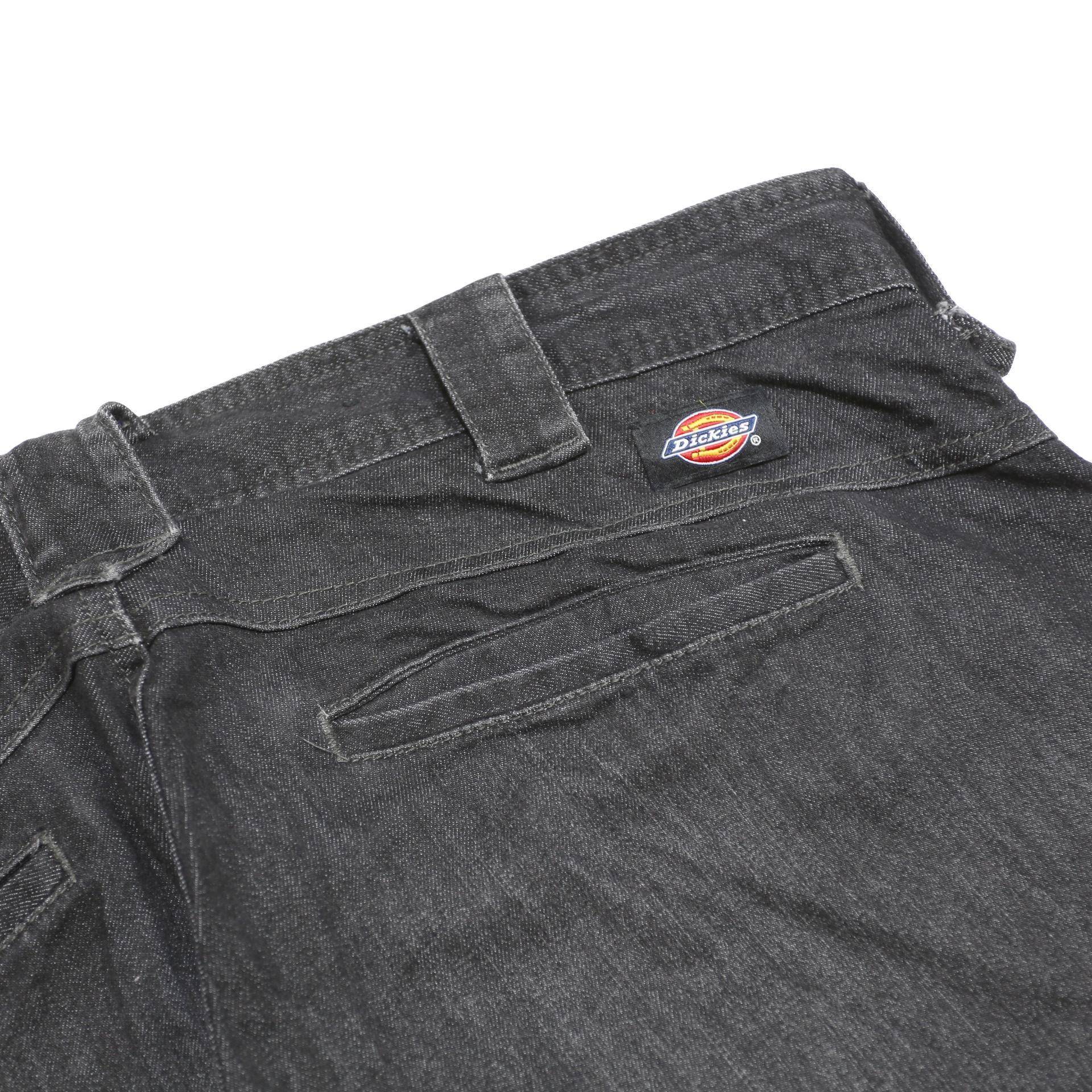 DICKIES Mens Jeans Black Relaxed Straight Denim Good Condition W37 L30 Workwear
