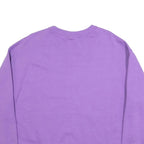 CHAMPION Womens Purple Cotton Blend Crew Neck XL Logo Sweatshirt Casual Pullover