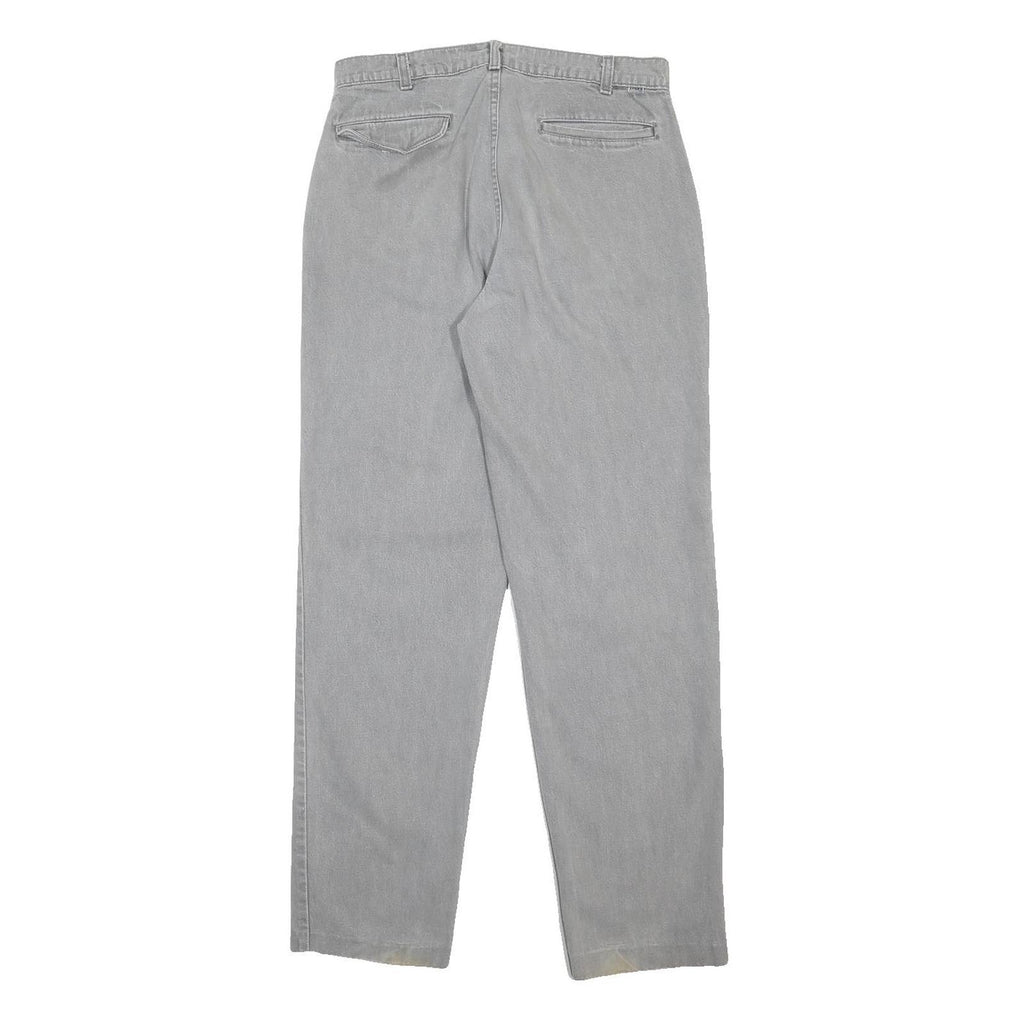 LEVI'S Mens Relaxed Grey Denim Light W32 L30 Cotton Zip Jeans Casual Classic