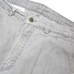 LEVI'S Mens Relaxed Grey Denim Light W32 L30 Cotton Zip Jeans Casual Classic
