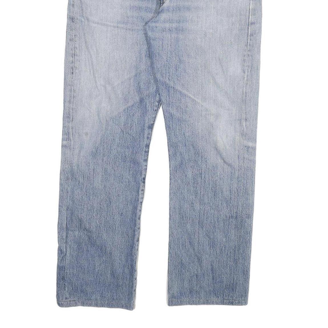 LEVI'S 501 Mens Jeans Blue Regular Straight Denim Light W36 L29 Button Closure