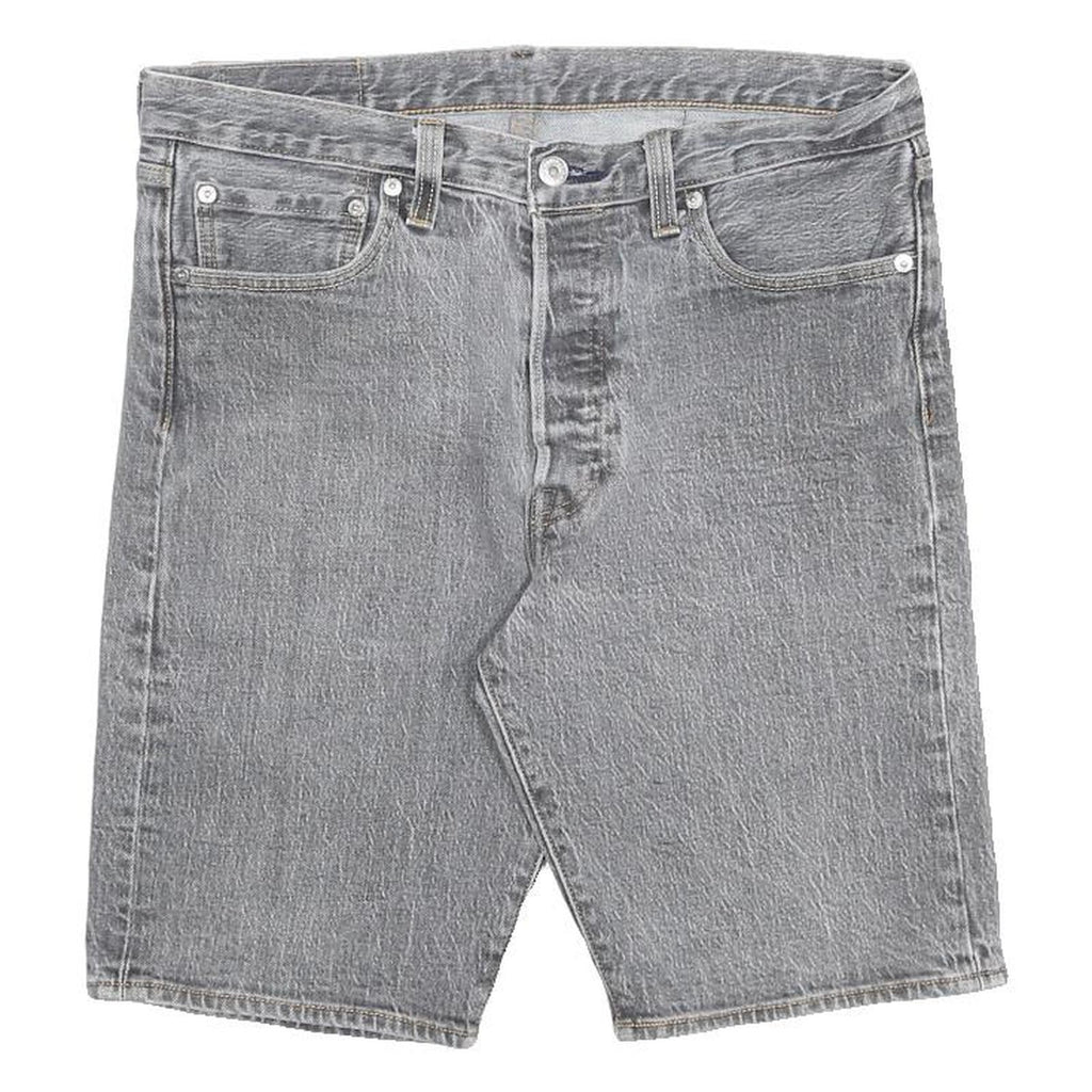 LEVI'S Mens Shorts Grey Casual Denim M W32 Classic Fit Cotton Blend