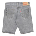 LEVI'S Mens Shorts Grey Casual Denim M W32 Classic Fit Cotton Blend
