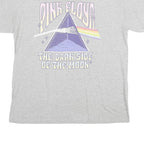 HYBRID APPAREL Mens Grey Pink Floyd Dark Side Of The Moon Graphic T-Shirt S