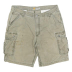 CARHARTT Mens Shorts Beige Casual Cargo Relaxed Fit 2XL W40 Cotton Blend