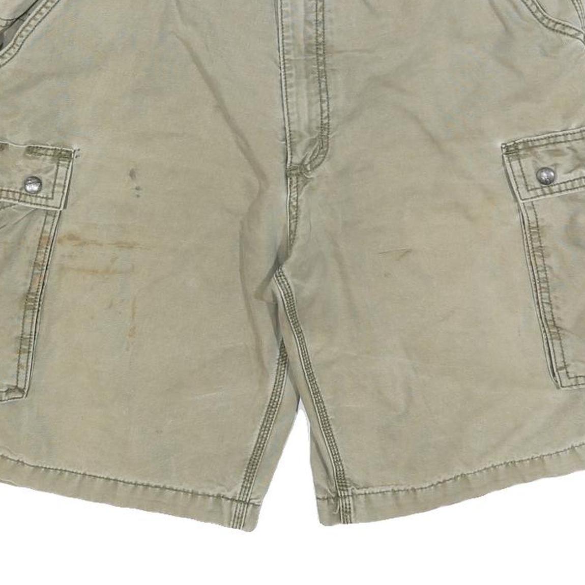 CARHARTT Mens Shorts Beige Casual Cargo Relaxed Fit 2XL W40 Cotton Blend