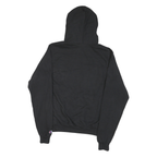 CHAMPION Mens Black Stan State Pullover Hoodie XS Cotton Blend Casual Sportswear