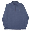 WEIRD FISH Mens Blue 1/4 Zip Sweatshirt 3XL Fleece Pullover Casual Wear