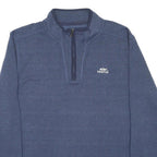 WEIRD FISH Mens Blue 1/4 Zip Sweatshirt 3XL Fleece Pullover Casual Wear