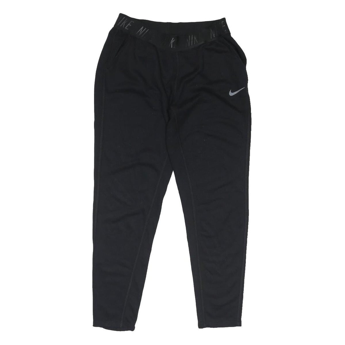 NIKE Womens Joggers Black Slim Tapered M W27 L28 Sports Casual Activewear