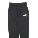 PUMA Mens Joggers Black Slim Tapered S W26 L28 Cotton Blend Casual Sportswear