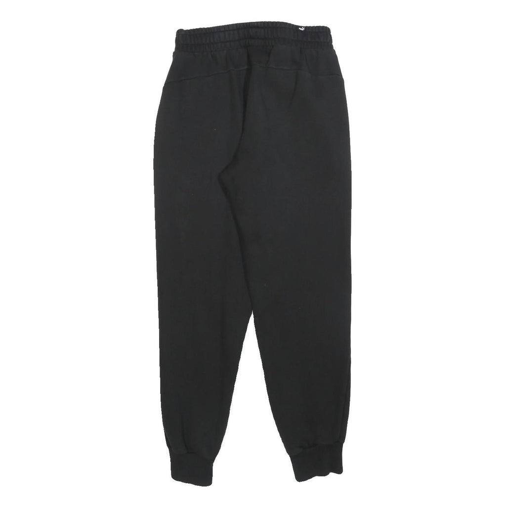PUMA Mens Joggers Black Slim Tapered S W26 L28 Cotton Blend Casual Sportswear