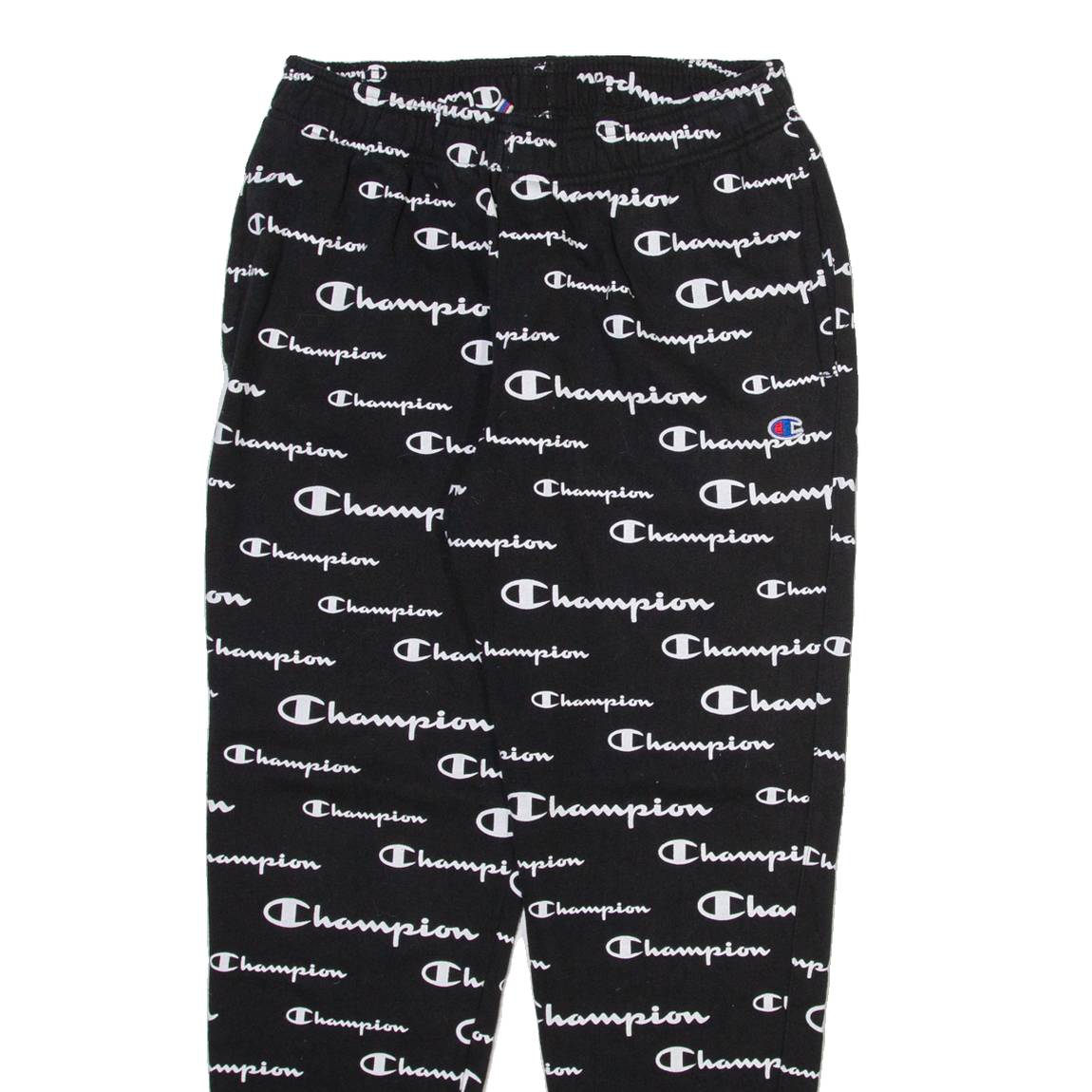 CHAMPION Mens Joggers Black Tapered M W30 L29