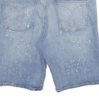 CALVIN KLEIN JEANS Mens Denim Blue Casual Shorts L W34 Cotton Blend