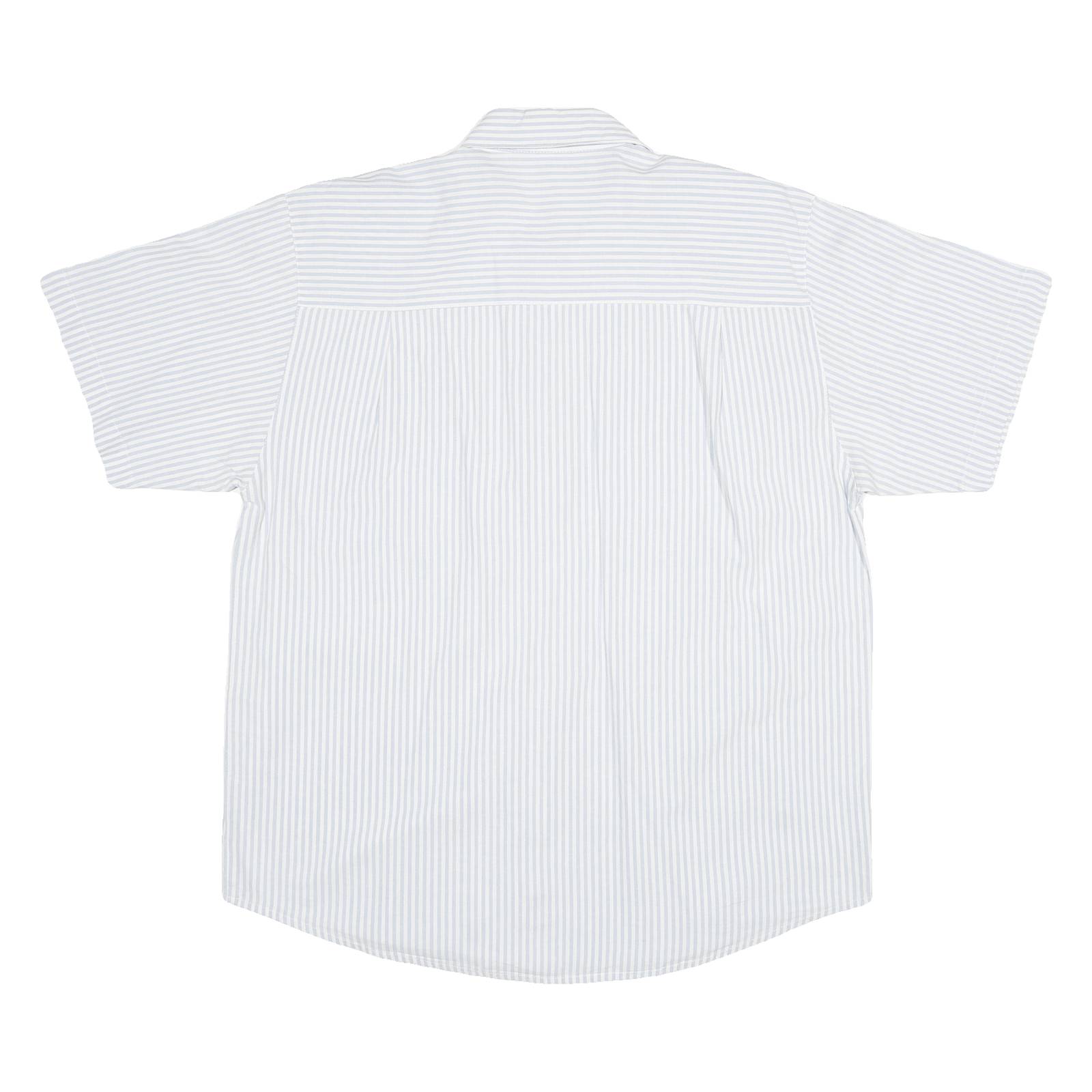 JENNIFER Womens Blue & White Striped Shirt XL Summer Casual Cotton Blend