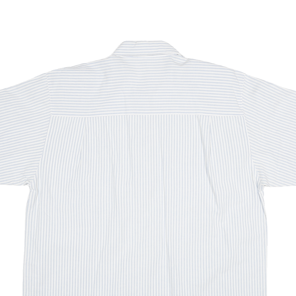 JENNIFER Womens Blue & White Striped Shirt XL Summer Casual Cotton Blend