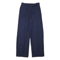 IM Womens Polyester Blend Navy Relaxed Straight Trousers W26 L28 Classic Zip
