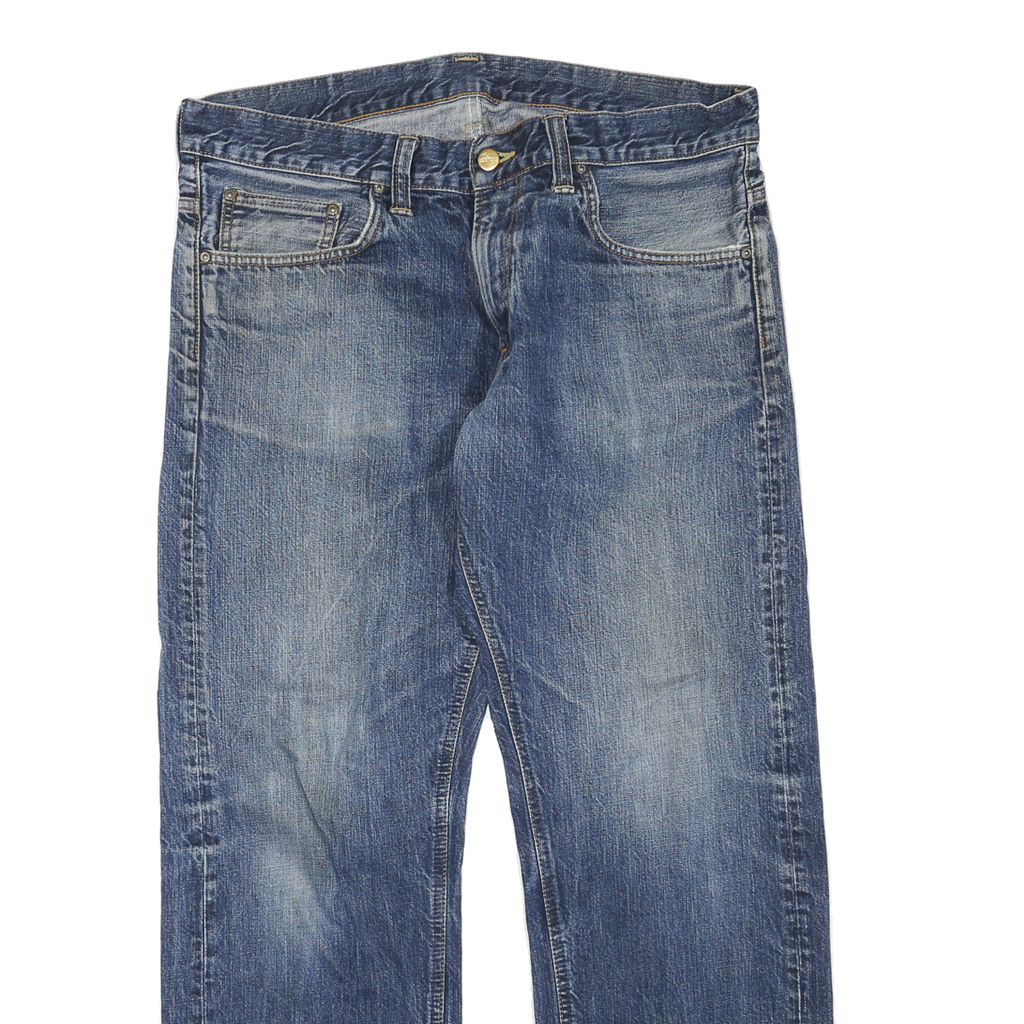 CARHARTT Mens Regular Blue Denim Classic Fit Zip Jeans W36 L30 Workwear