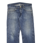 CARHARTT Mens Regular Blue Denim Classic Fit Zip Jeans W36 L30 Workwear