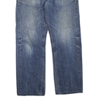 CARHARTT Mens Regular Blue Denim Classic Fit Zip Jeans W36 L30 Workwear