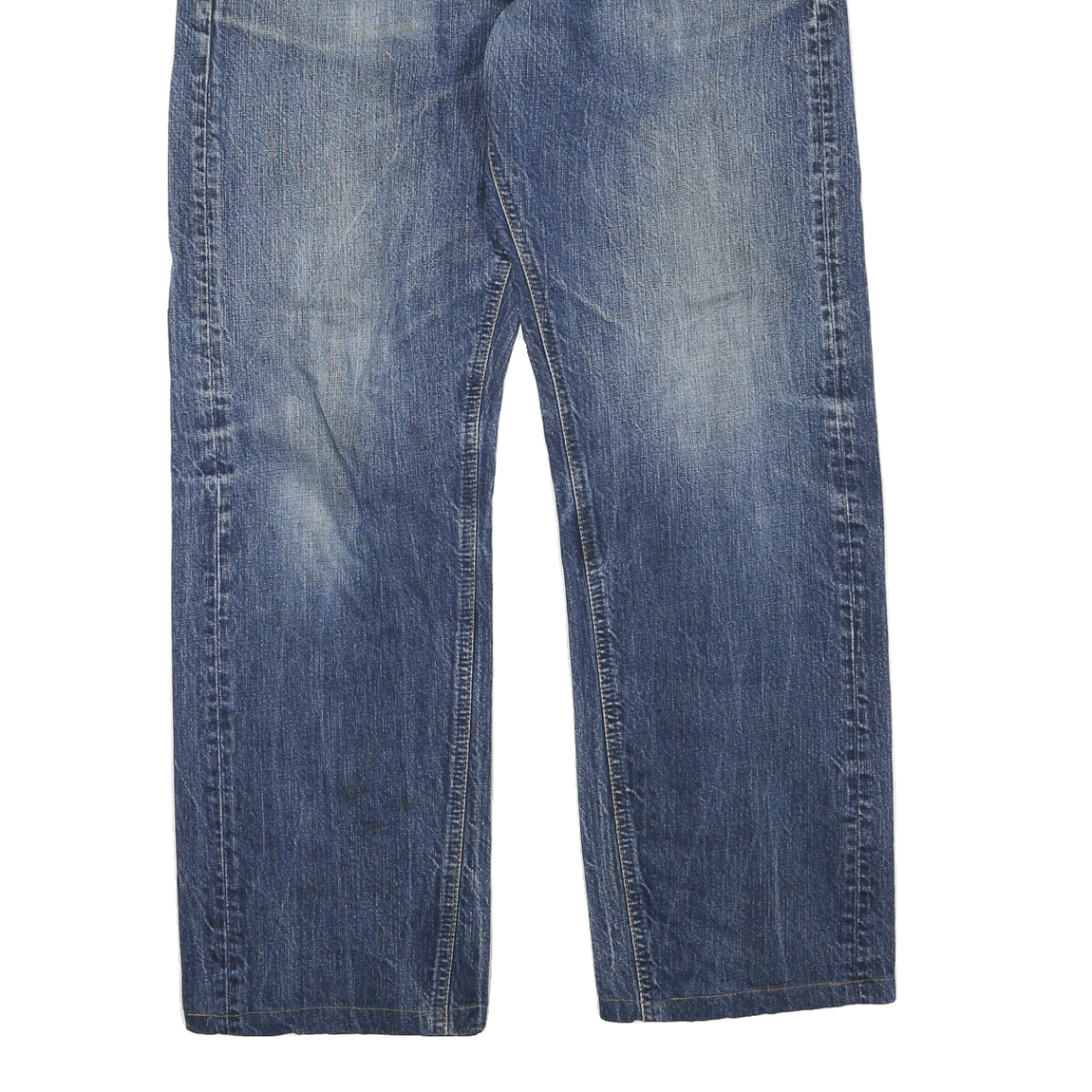 CARHARTT Mens Regular Blue Denim Classic Fit Zip Jeans W36 L30 Workwear