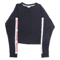 REEBOK Womens Sweatshirt Black Crew Neck XS